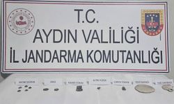 Aydın'da tarihi eser operasyonunda 4 şüpheli yakalandı