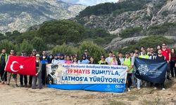 Aydınlı gençler 19 Mayıs ruhuyla Latmos'a yürüdü