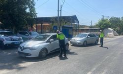 Aydın’da dronlu denetimde 18 araç trafikten men edildi