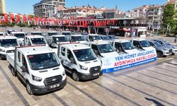 Aydın Büyükşehir Belediyesi’ne 24 yeni hizmet aracı