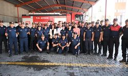 Başkan Çerçioğlu ateş savaşçılarını ziyaret etti