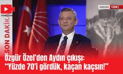 Özgür Özel’den Aydın çıkışı: “Yüzde 70’i gördük, kaçan kaçsın!”