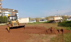 Efeler'de Fenerbahçeliler parkı için ilk kazma vuruldu