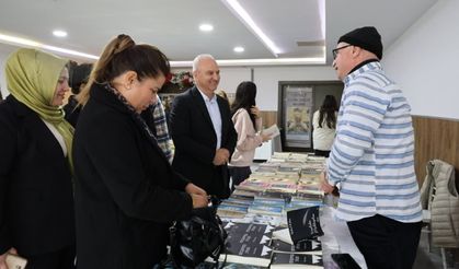 Çine'de ilk kez kitap fuarı açıldı