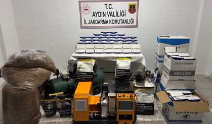 Kuşadası’nda kaçak sigara operasyonu