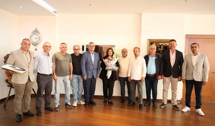 Başkan Çerçioğlu’na Germencik heyetinden ziyaret