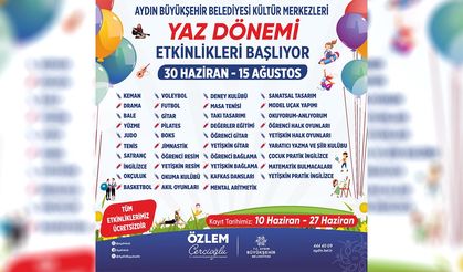 Aydınlı çocuklar yaz tatilinde eğlenirken öğrenecek