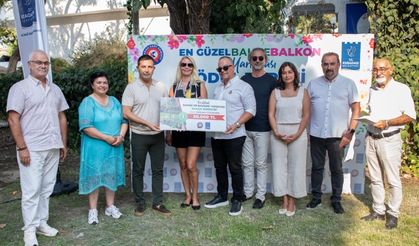 Kuşadası’nın en güzel bahçe ve balkonlarına ödül