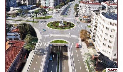 Aydın trafiğine köprülü kavşak ile köklü çözüm