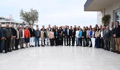 Yeni CHP ilçe yönetimi Başkan Günel’i ziyaret etti