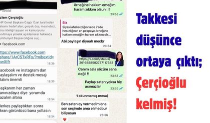 Takkesi düşünce ortaya çıktı; Çerçioğlu kelmiş!