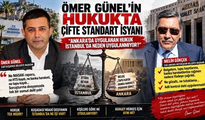 Ömer Günel’in hukukta 'çifte standart' isyanı