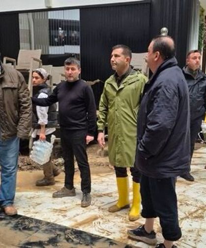 Davutlar ve Güzelçamlı’da sel felaketi