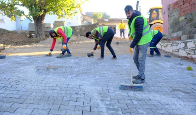 Aydın Büyükşehir Belediyesi Germencik’te de çalışıyor