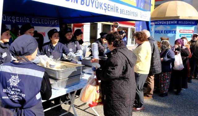 Aydın Büyükşehir Belediyesi’nden Regaip Kandili hayrı