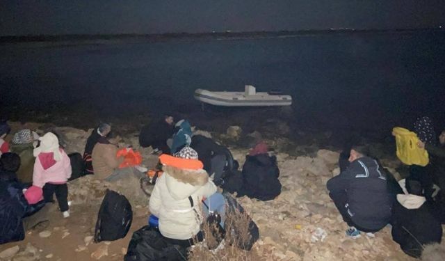 Didim’de mülteci operasyonu