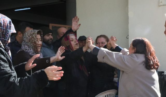 Başkan Çerçioğlu'na Yenipazar'da sevgi seli