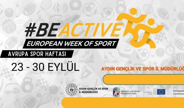 Aydın’da Avrupa Spor Haftası heyecanı başlıyor