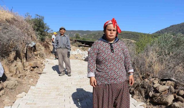 Başkan Tetik, engelli Emine’nin yol sorununu çözdü