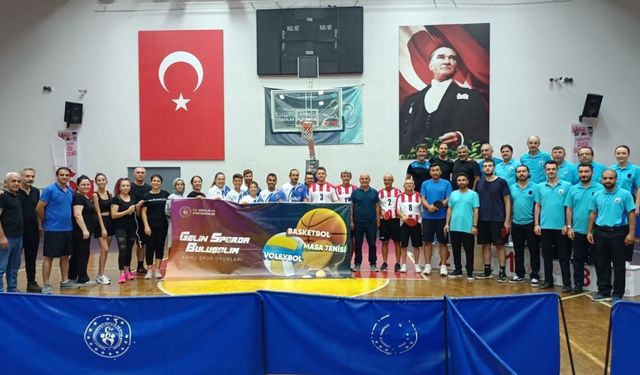 Kamu spor oyunlarında masa tenisi heyecanı sone erdi