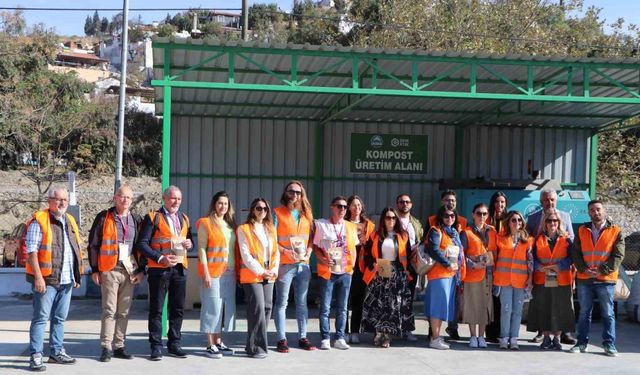 Söke Belediyesi, Avrupalı konuklara geri dönüşümü anlattı