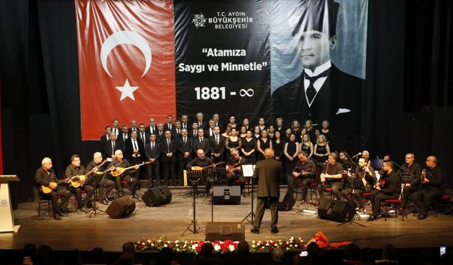 Atatürk sevdiği türkülerle Aydın’da anıldı