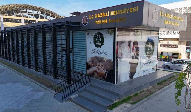 Nazilli Belediyesi yeni Nikah Salonu hizmete açıldı