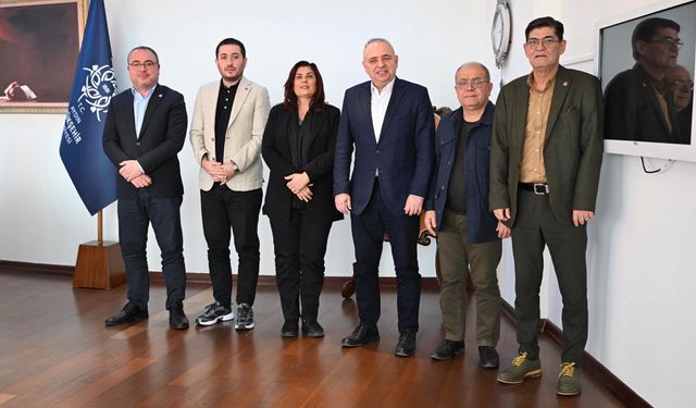 CHP heyetinden Başkan Çerçioğlu’na nezaket ziyareti