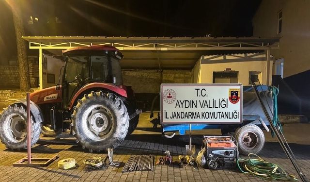Kaçak kazı yaparken suçüstü yakalandılar