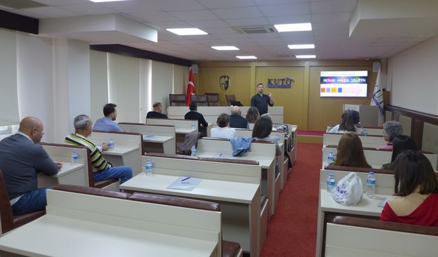 KUTO’da “Problem Çözme Teknikleri” eğitimi yapıldı