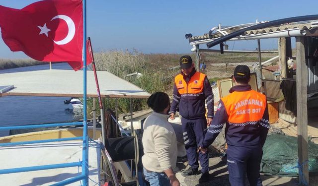 Jandarma’dan Bafa Gölü ve Menderes Deltası’na özel koruma