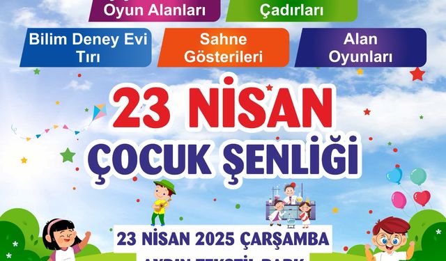Başkan Çerçioğlu’ndan çocuklara 23 Nisan hediyesi