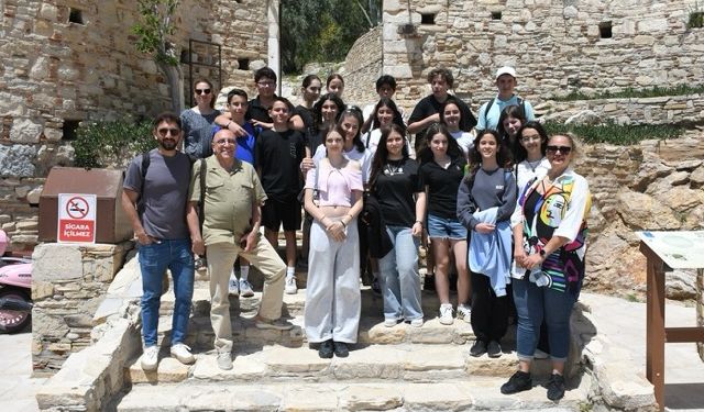 Alman öğrenciler Kuşadası’nın kültürel rotalarını çok beğendi