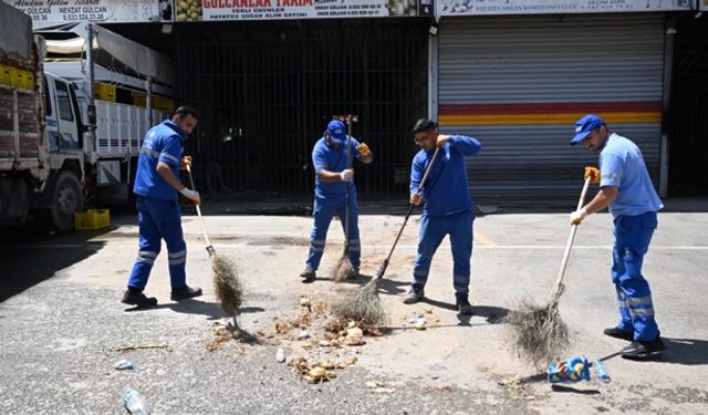 Aydın Büyükşehir Belediyesi’nin çevre bakım ve temizlik seferberliği