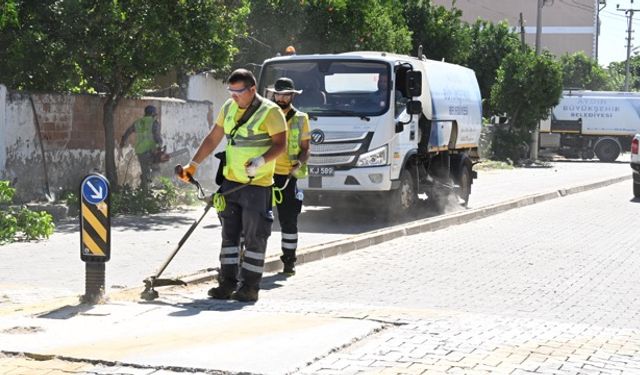 Aydın Büyükşehir Belediyesi'nden Umurlu’da temizlik seferberliği