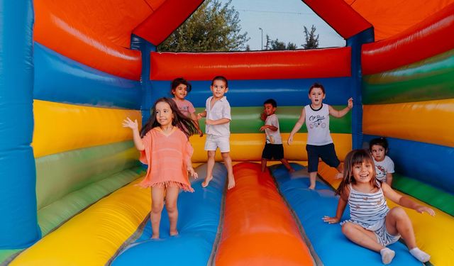 Didimli çocuklar yaz şenliklerinde doyasıya eğlendi