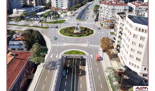 Aydın trafiğine köprülü kavşak ile köklü çözüm