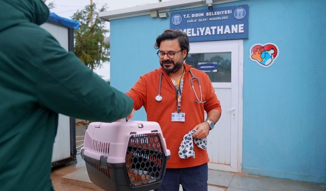 Didim Belediyesi’nden can dostlara sevgiyle hizmet