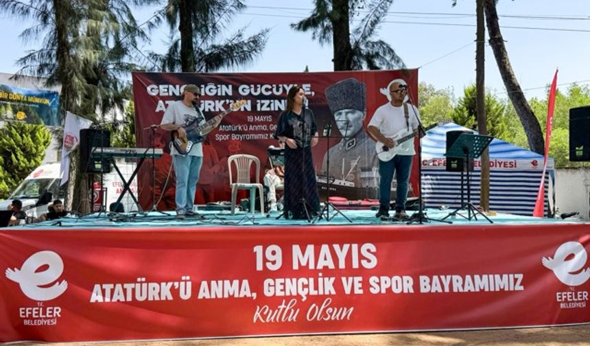 Efeler 19 Mayıs coşkusunu Pınarbaşı’nda yaşadı