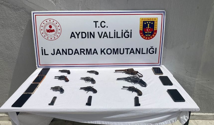 Aydın’da silah operasyonu: 3 gözaltı
