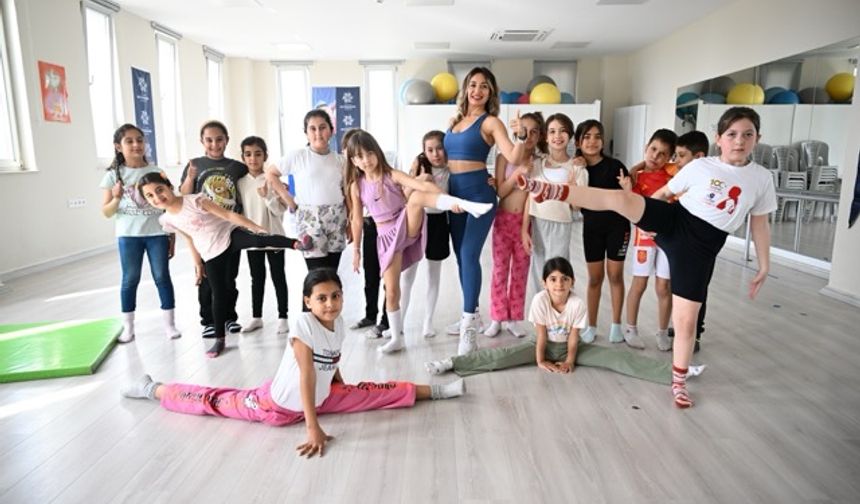 Başkan Çerçioğlu’ndan çocuklara ücretsiz jimnastik eğitimi