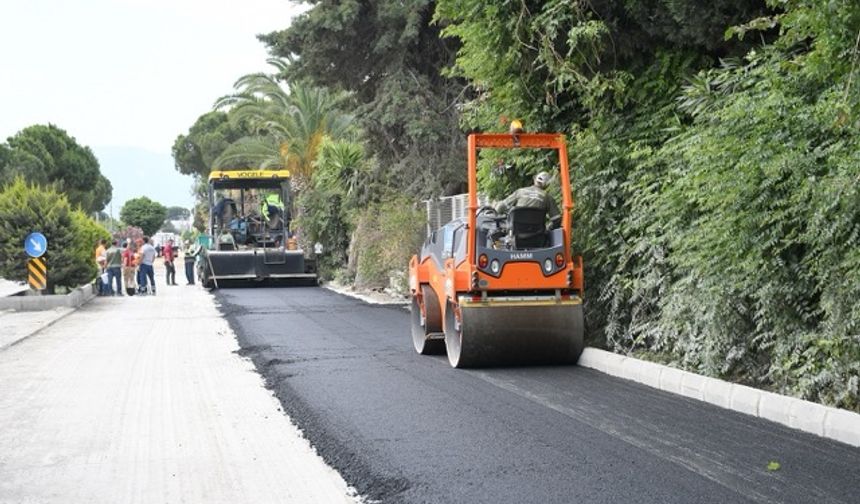 Kuşadası’nda Karaova Mahallesine 17 bin 700 metrekare yeni yol