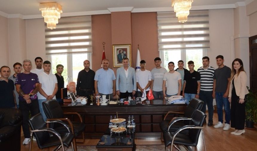 Başkan Künkcü geleceğin ahilerini ağırladı