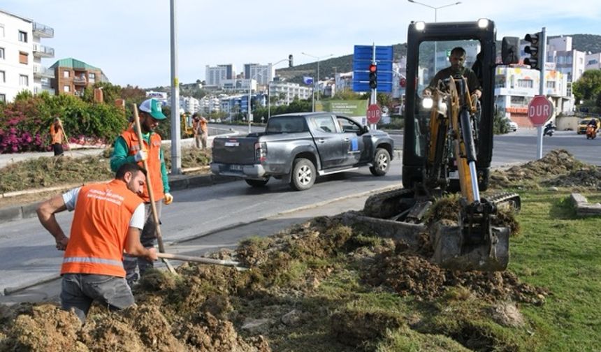 Kuşadası'nda peyzaj düzenlemelerine su tasarrufu planlaması