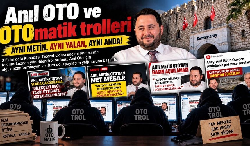 Anıl OTO ve OTOmatik trolleri yalan fabrikası gibi çalışıyor